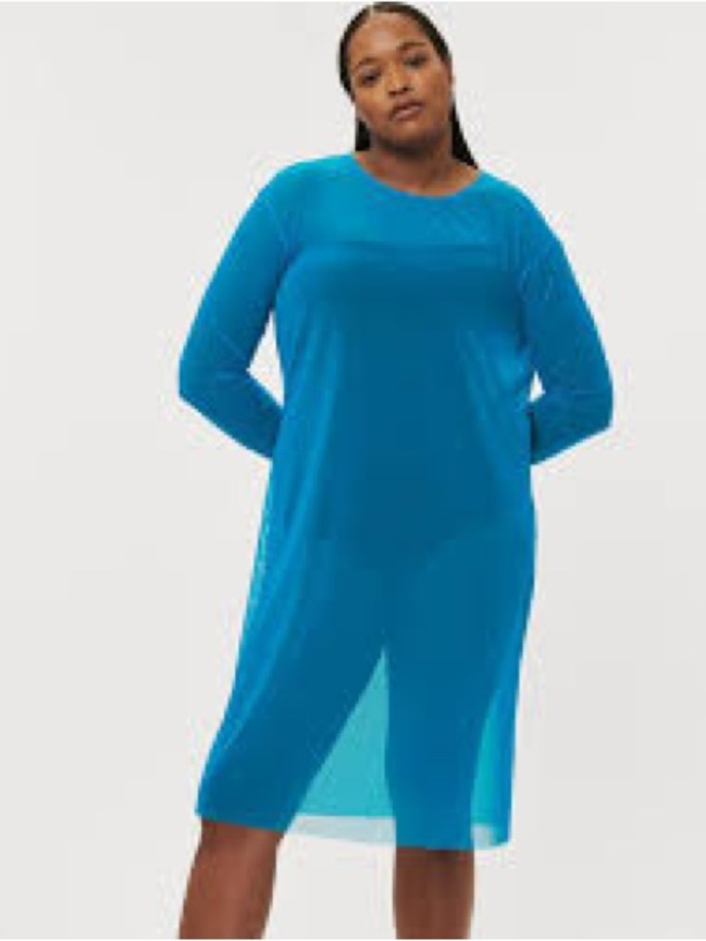 Universal Standard Thames Fog Midi Dress